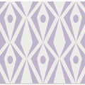 Minimalist art deco geometric diamonds lavender