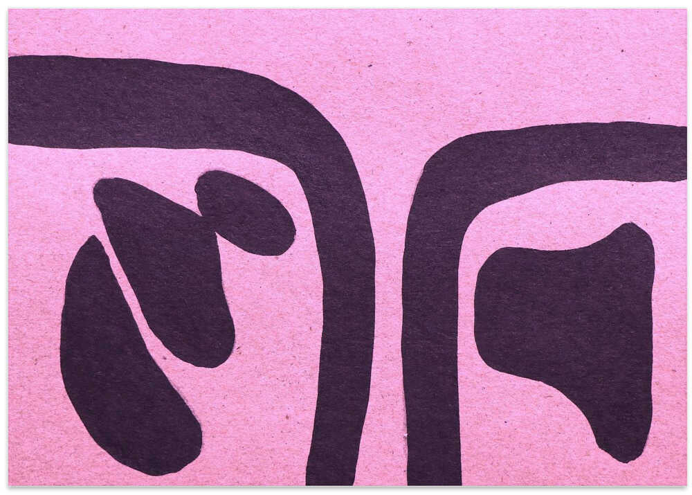 Pink Abstract Forms