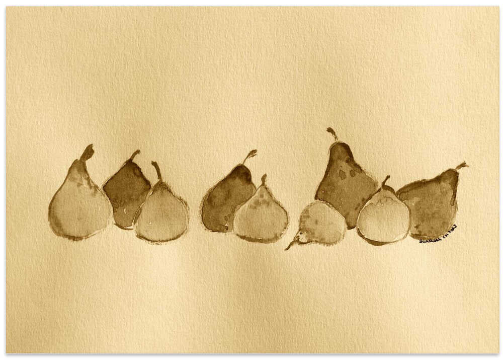 Sepia Pears Harmony