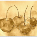 Sepia Cherries Quartet