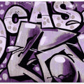 Purple Graffiti Burst