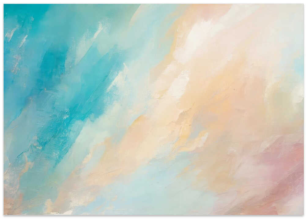 Pastel Colors With Sweeping Brushstrokes