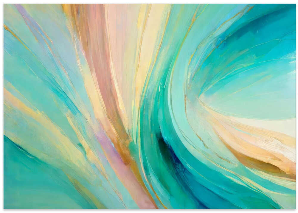 Vibrant Streams of Color