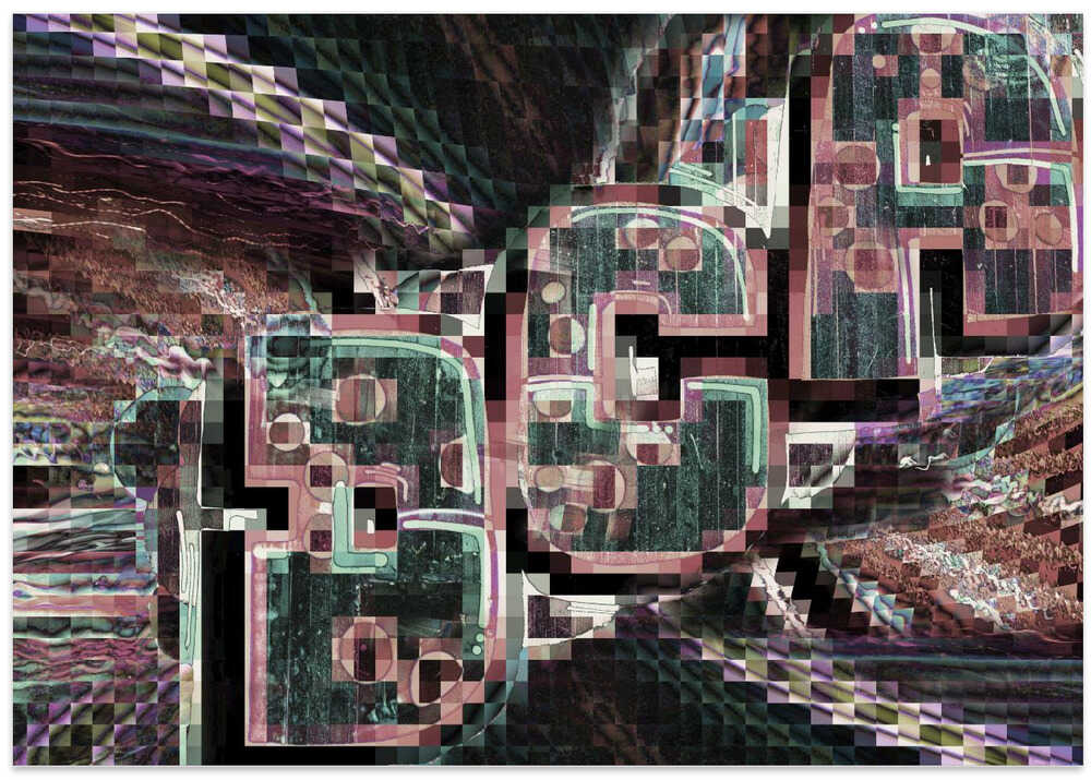 Distorted Text with a Glitch Effect