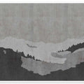 Misty Lake Landscape in Ink Wash Style