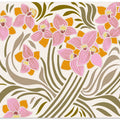 Orange and Pink Floral Pattern