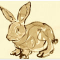 Brushstroke Bunny