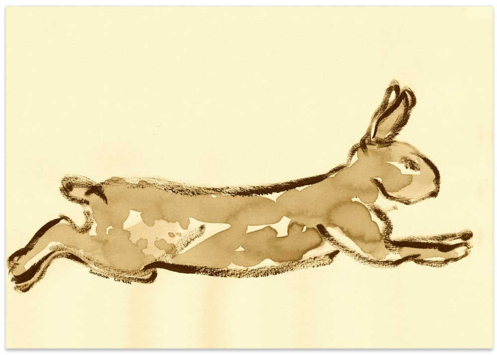 Leaping Rabbit Sketch