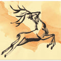 Sketch of Leaping Deer