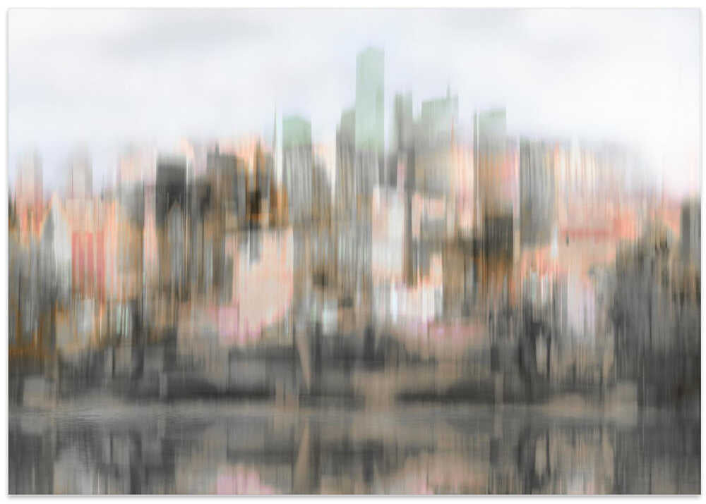 Blurry Skyline Reflections