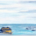 Tranquil Seascape with Rocky
