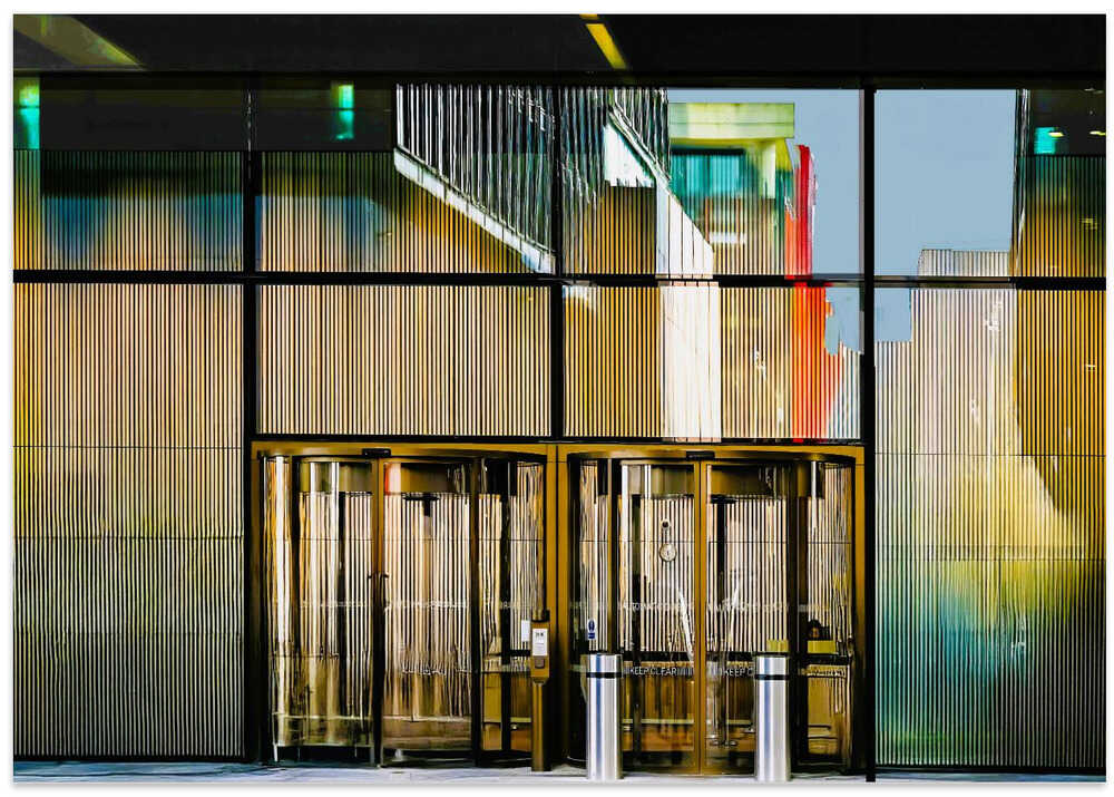 Reflections in glass - London UK