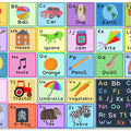 Alphabet Squares Educational Art By Carla Daly