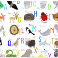 Electric Alphabet Letters With Animal Characters