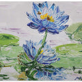 lotus flower oil on canvas