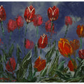 tulip  oil on canvas