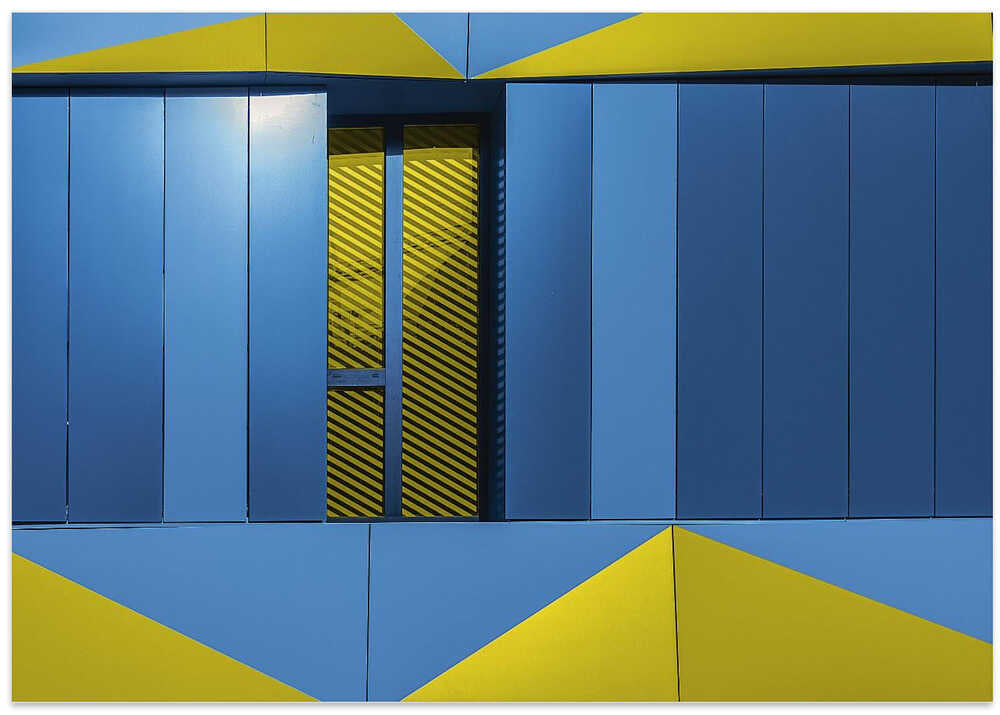 Facade detail in colors