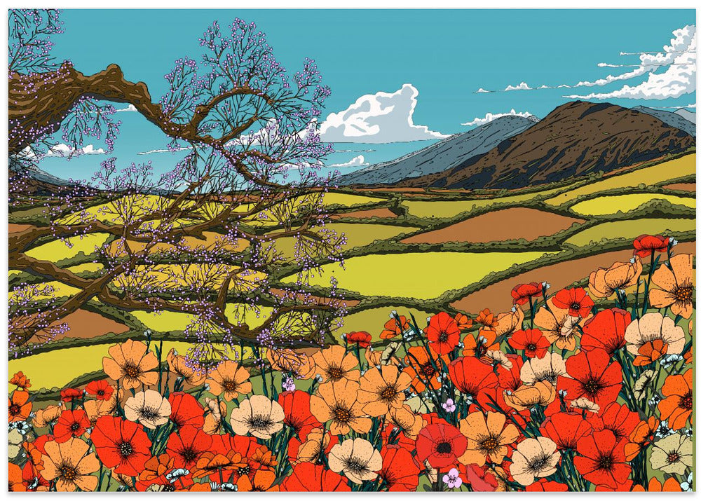 Wildflower Blossom Landscape