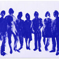 Blue Silhouette Crowd