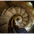 The spiral staircase in Sagrada Familia