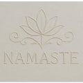 Serene Embossed Lotus