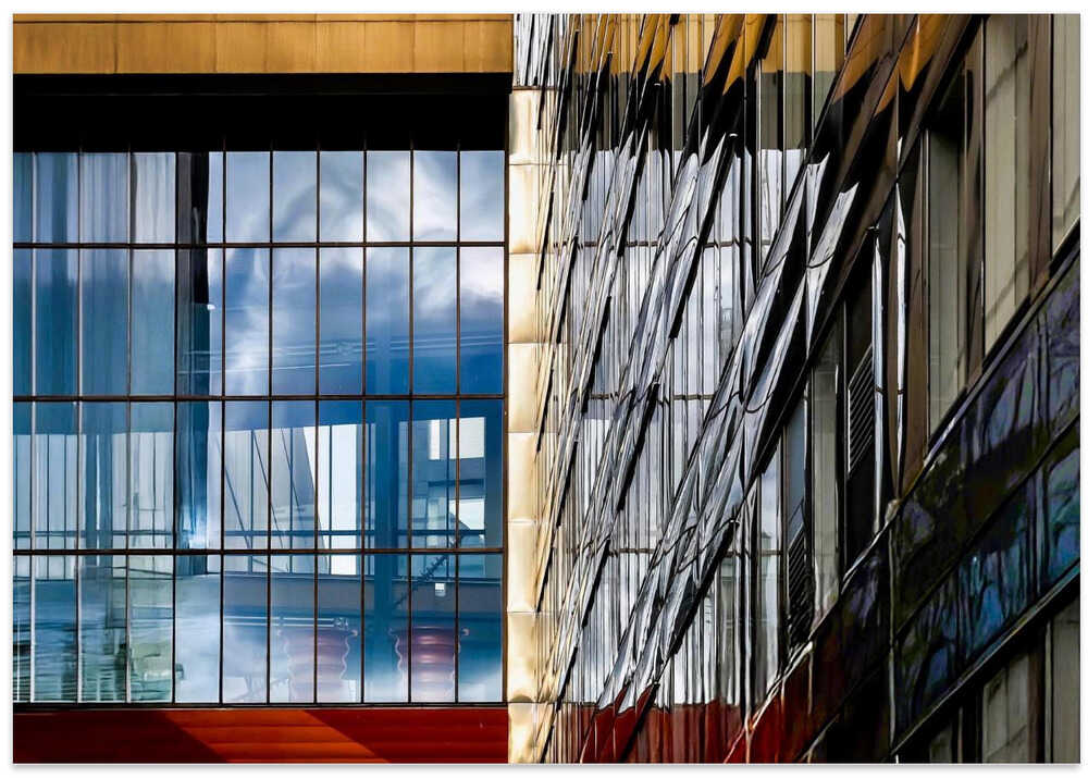 Reflections in glass - Stockholm, Sweden