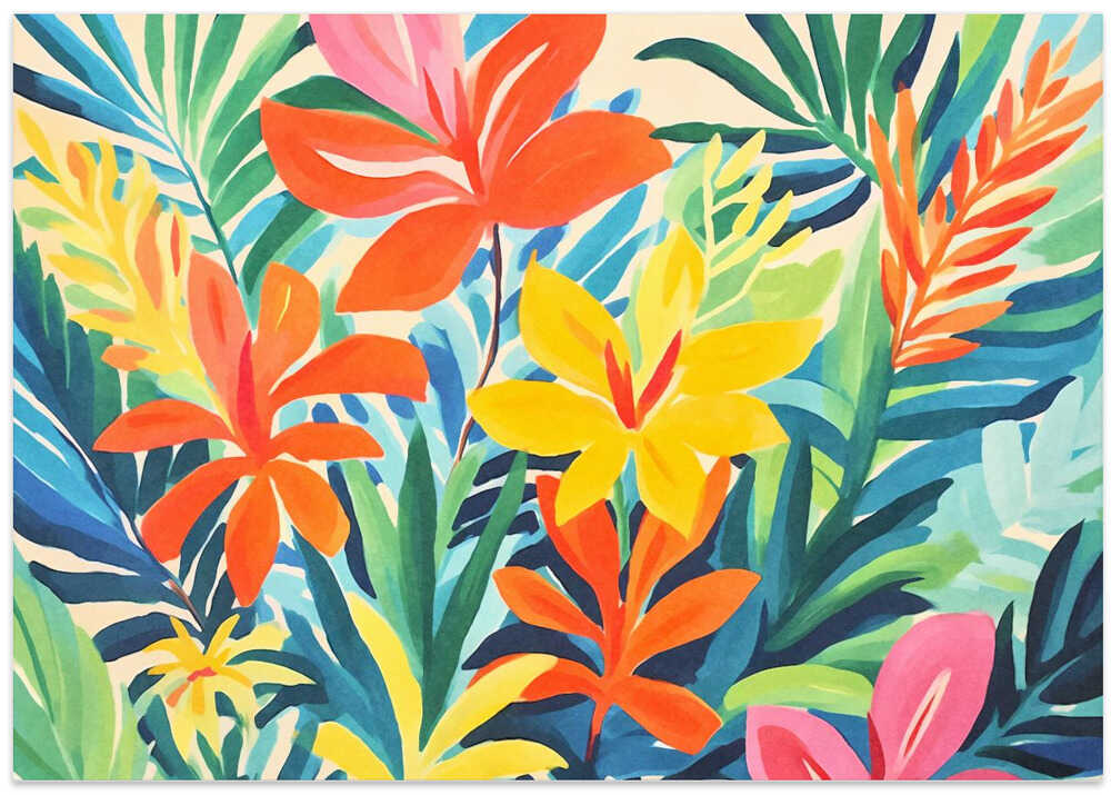 Bold Jungle Blooms