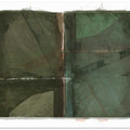 Abstract Patina: Dark Green Hues