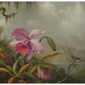 Martin Johnson Heade   Orchids and Hummingbirds