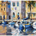 Boats In the Harbor