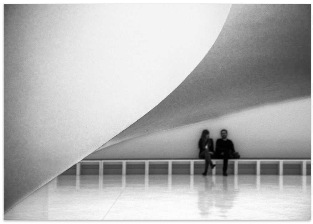 Meeting in the foyer.