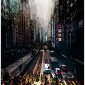 Art Prints of streets of Hong Kong