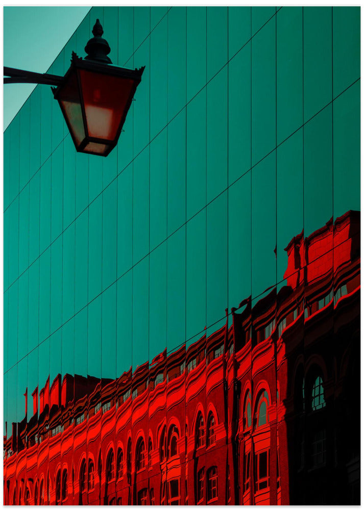 A light at the window.