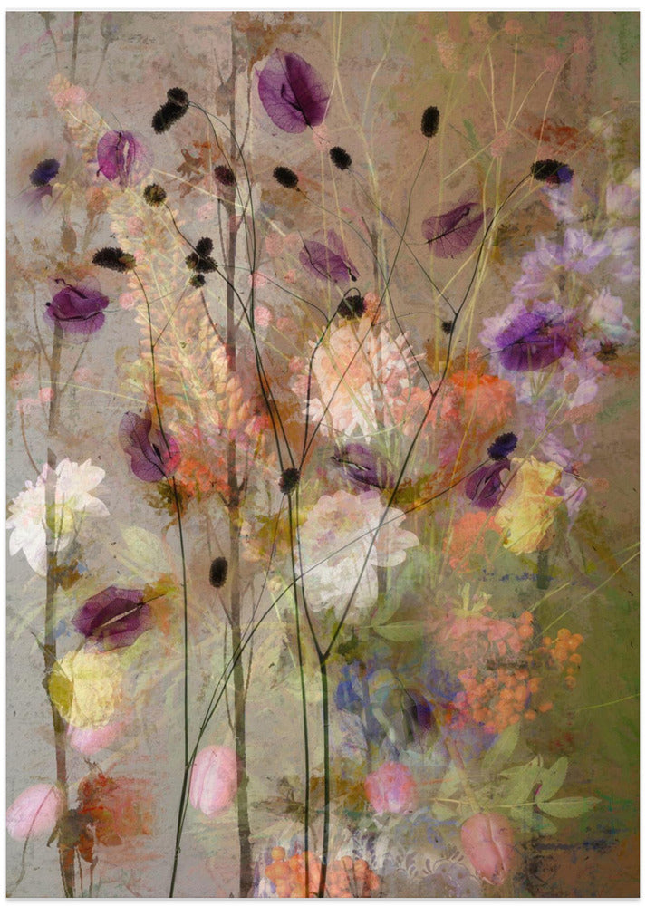 Painterly flowers