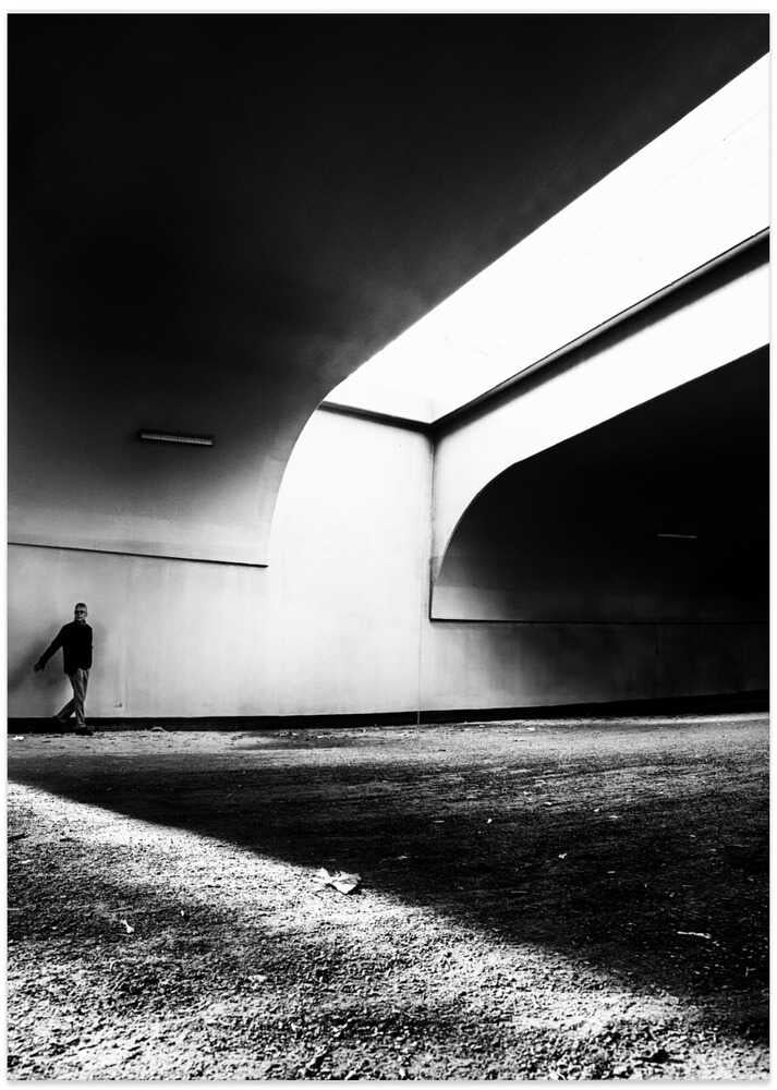 In the rhythm of architecture.