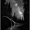 Light Painting under the Milky Way