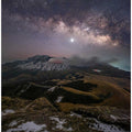The Milky Way shining in the night sky of Aso