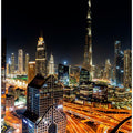 Art Prints of The night life of Dubai.