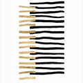 Art Prints of Gold on Black Lines