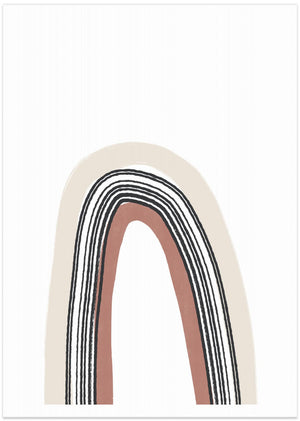 Art Prints of Textured Rainbow