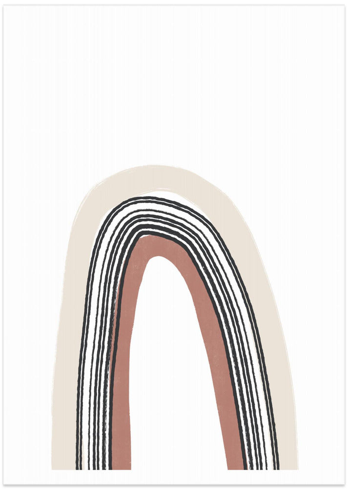 Art Prints of Textured Rainbow