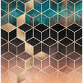 Art Prints of Ombre Dream Cubes