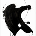 Art Prints of Black abstract Stroke