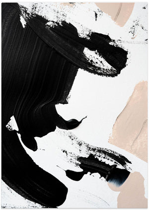 Art Prints of Black and Nude No 3