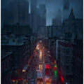 Art Prints of Raining China Town