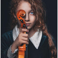 Art Prints of The daughter a violinist