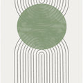 Art Prints of Green Moon No2.