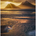 Sunset at Eystrahorn beach