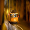Art Prints of TRAM 28 at Night III