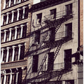 Art Prints of New York City Fire Escapes
